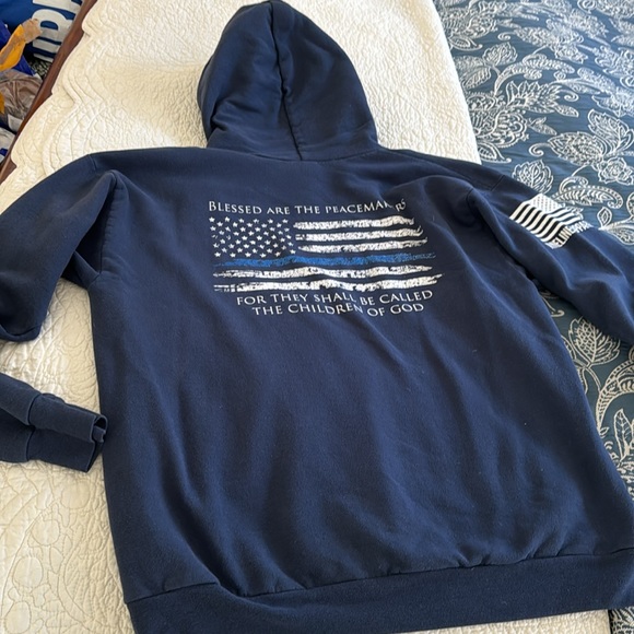 NINE LINE ADULT LARGE HOODED SWEATSHIRT - Picture 3 of 10
